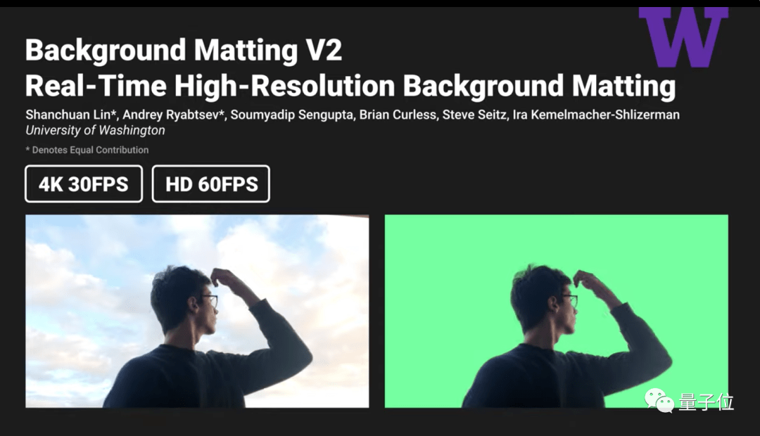 AI实现4K60帧视频实时抠图