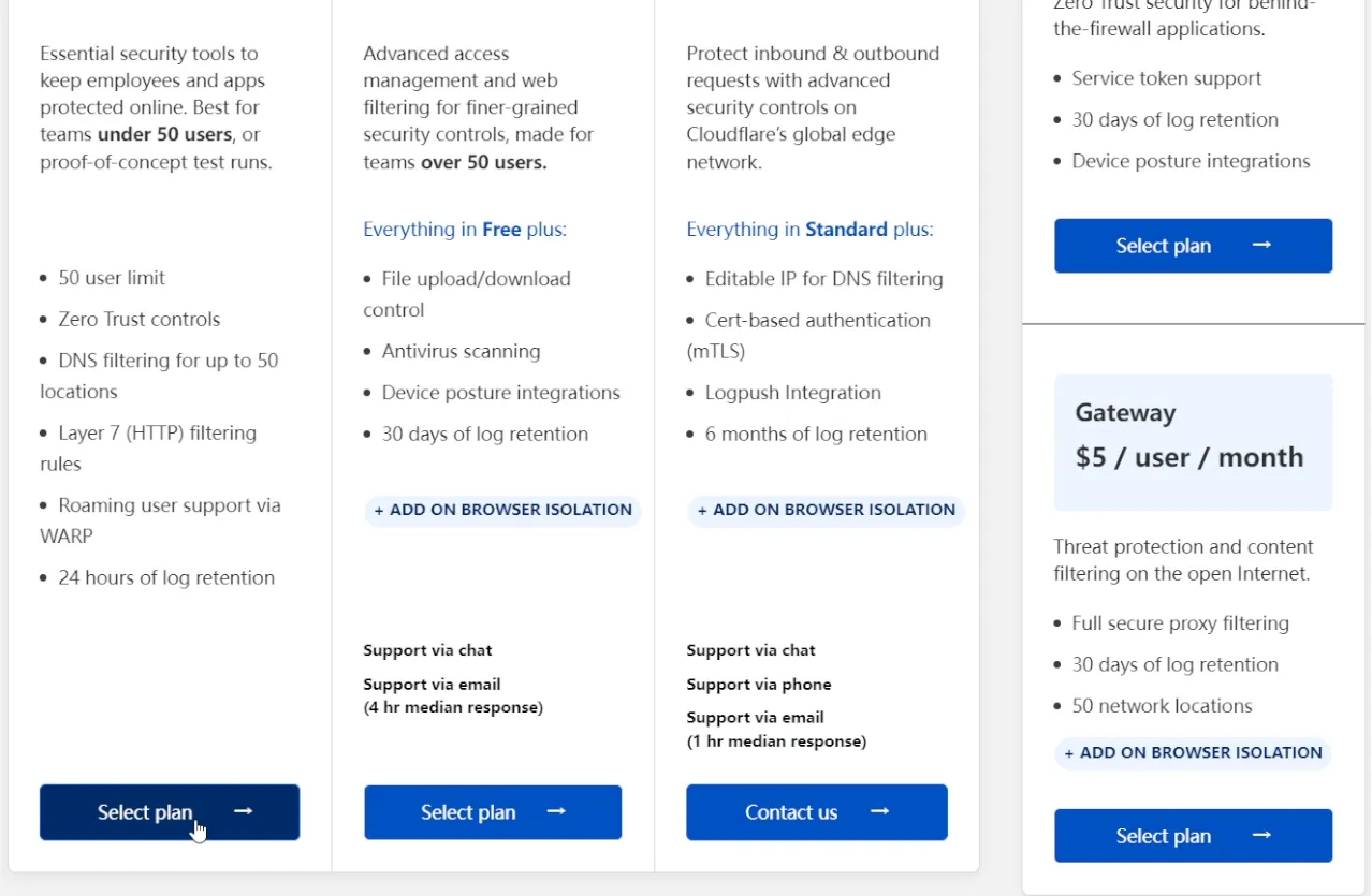 不绑信用卡，设置 Cloudflare 团队账户（Zero Trust）